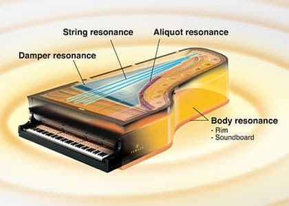 technologie VRM des clavinova Yamaha